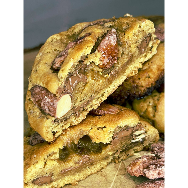 Cookie pépites de chocolat et amandes